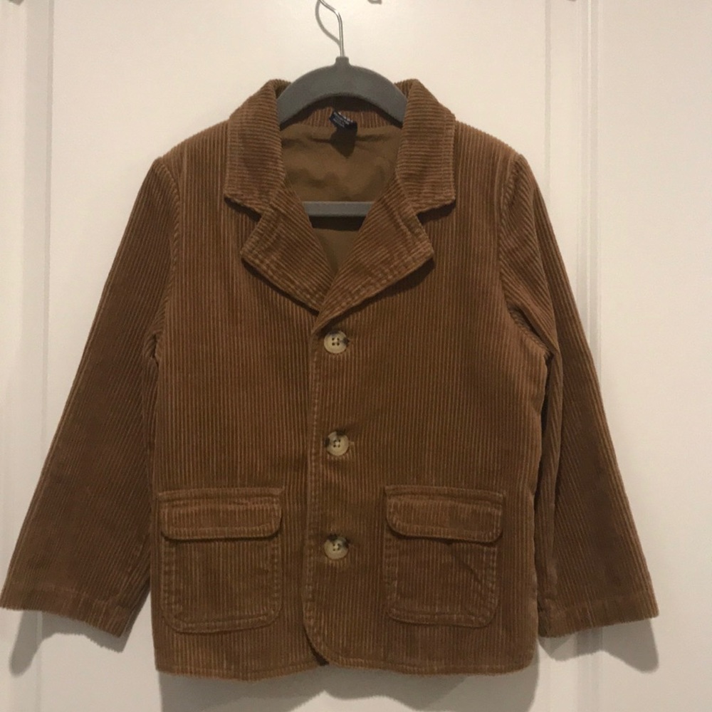 Brown Corduroy Blazer with Elbow Patches